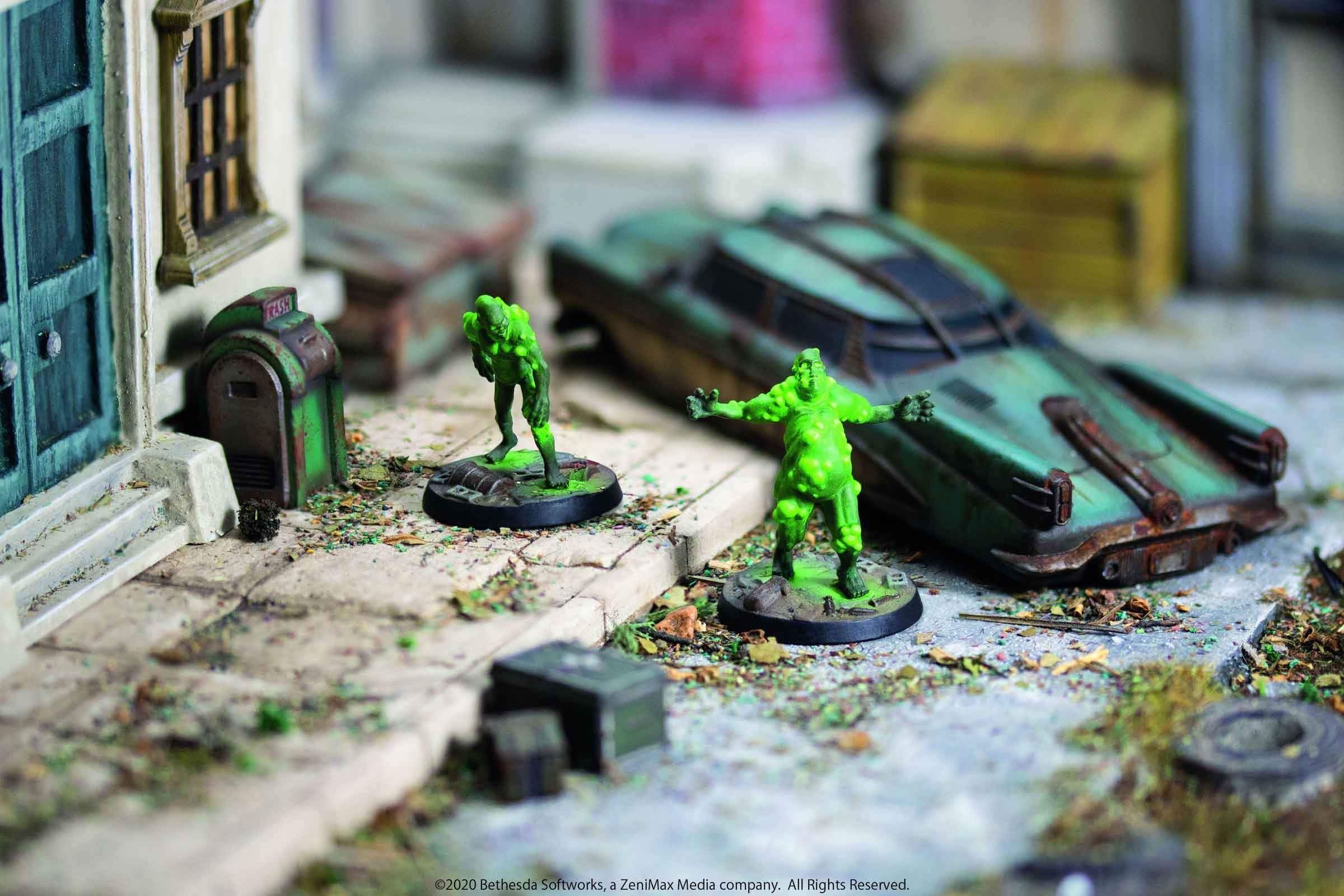 Modiphius Fallout Wasteland Warfare Putrid Glowing Ones miniature ghoul