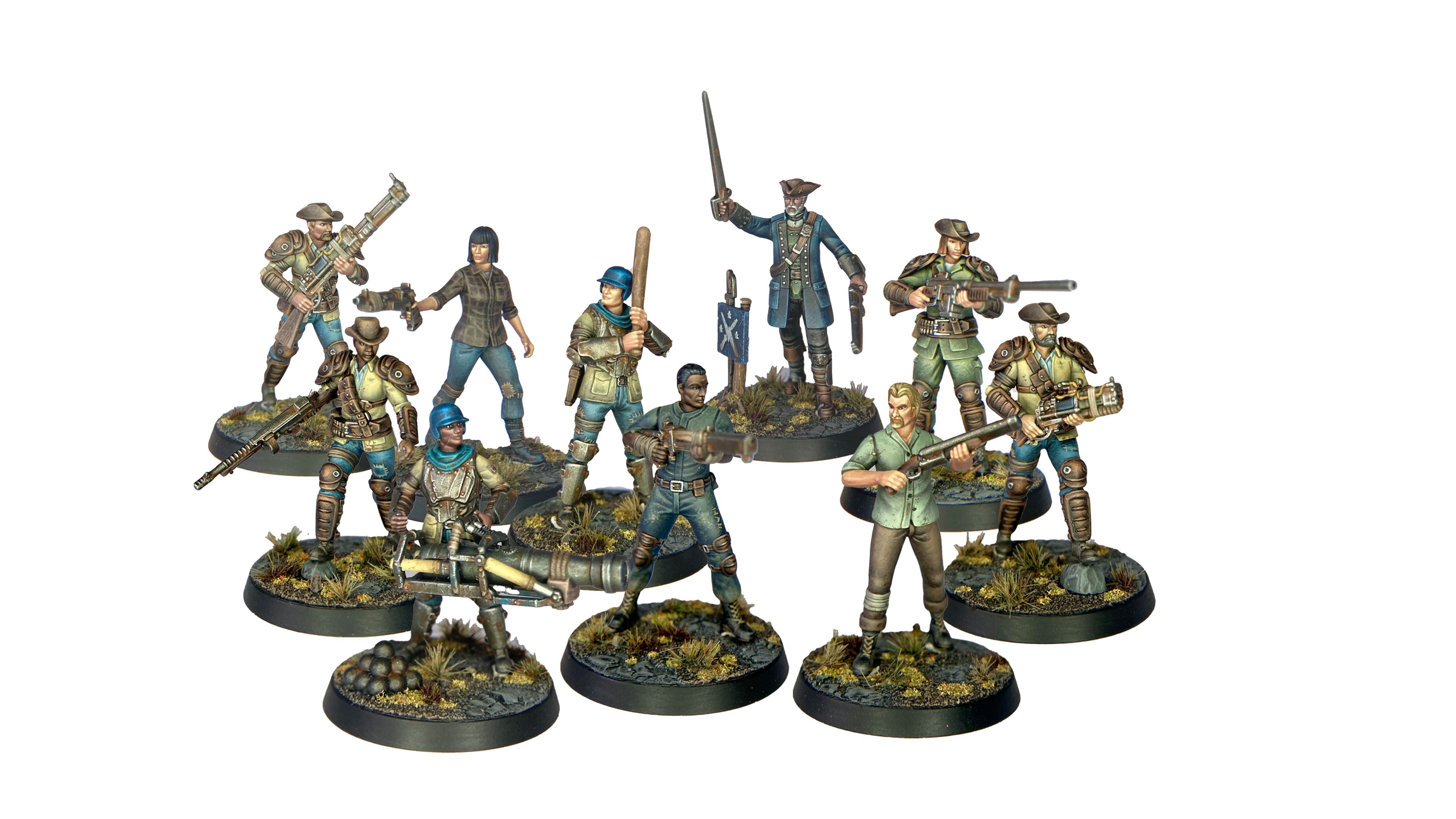 Fallout Factions Battle for Boston bundle 41 miniature 32mm