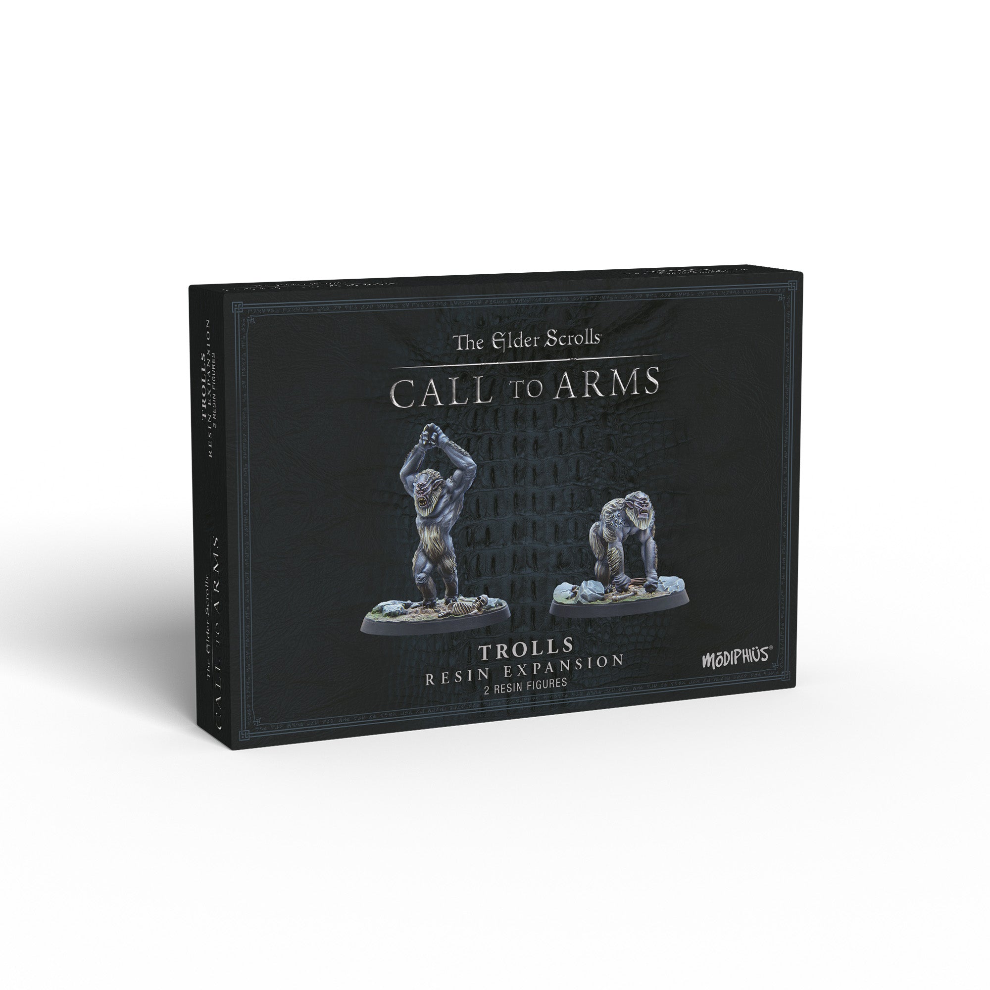 Modiphius Elder Scrolls Call to Arms Trolls miniature resina