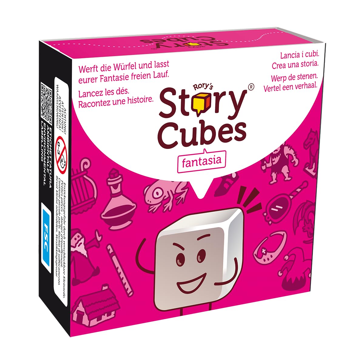 Asmodee Rory's Story Cubes Fantasia dadi storia famiglia 9 dadi