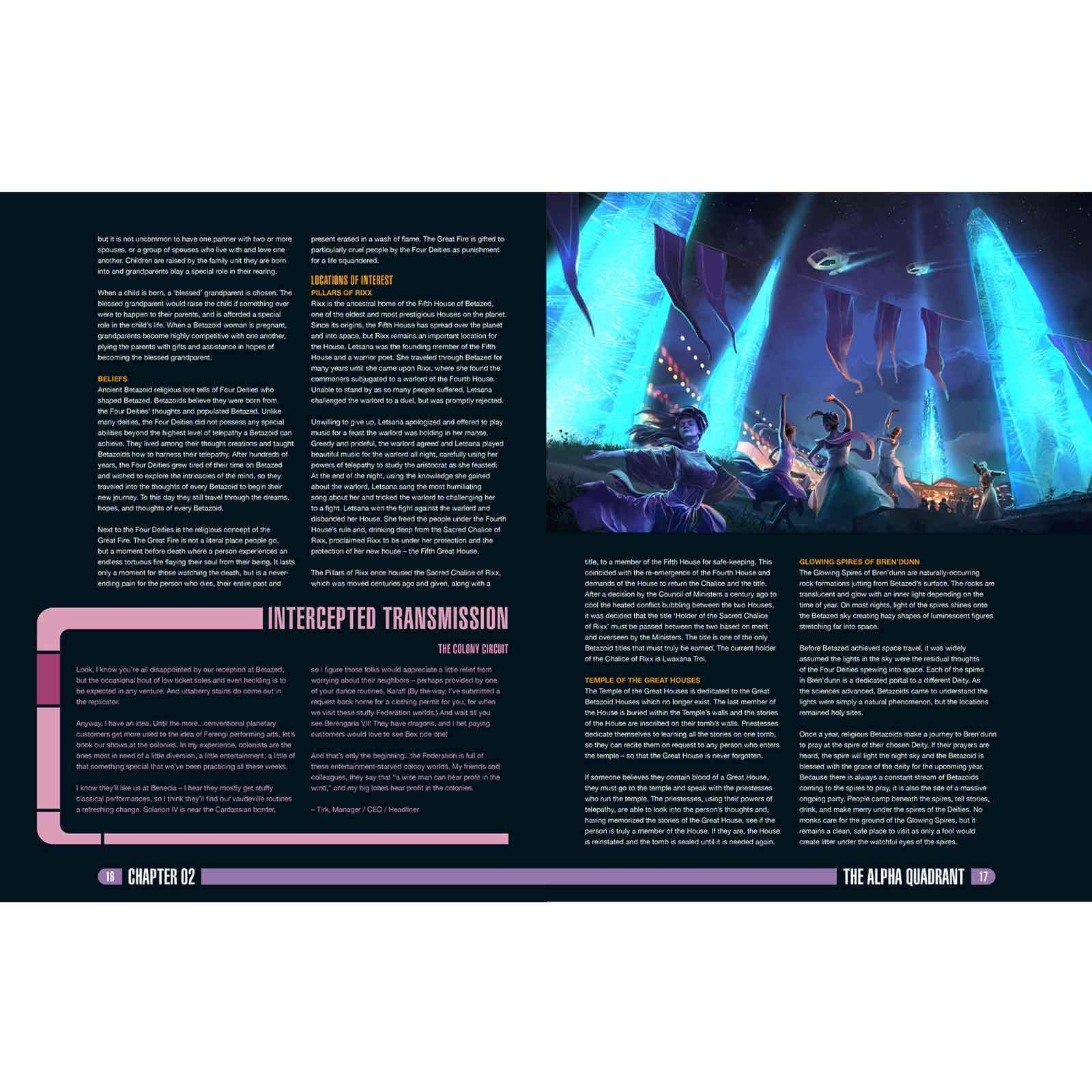 Modiphius Star Trek Adventures Alpha Quadrant manuale PDF