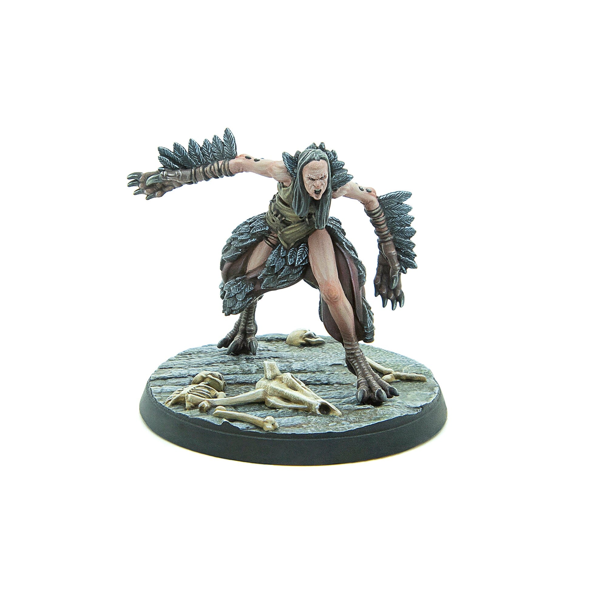 Modiphius Elder Scrolls Hagraven Coven miniature resina 3 pezzi