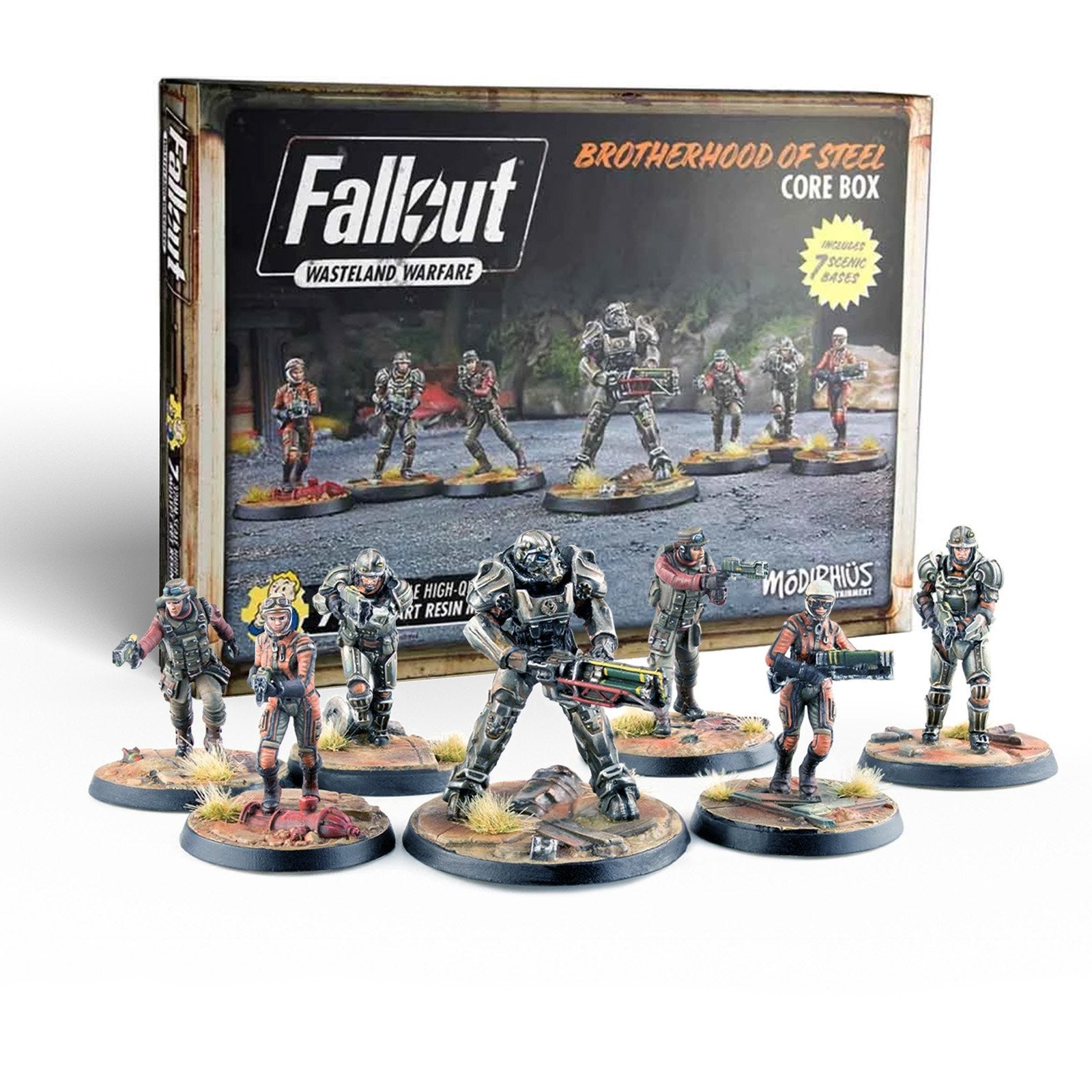 Modiphius Fallout Wasteland Warfare Brotherhood of Steel Core Box miniature