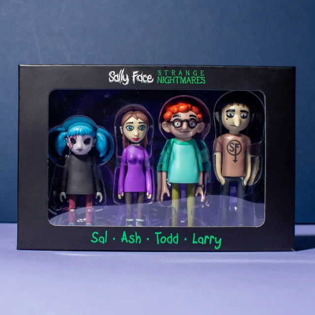 Sally Face Figure Collection 1 set 4 mini figure da collezione