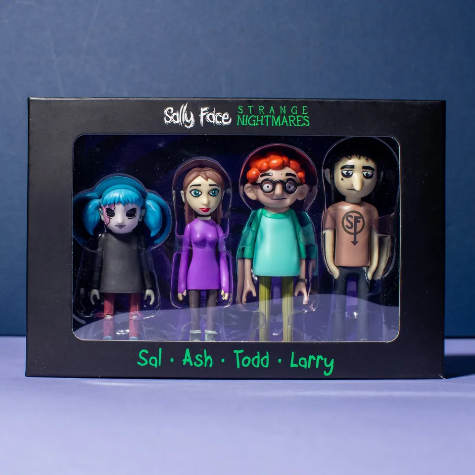 Sally Face Figure Collection 1 set 4 mini figure da collezione