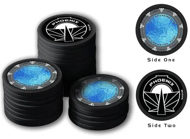 Modiphius Stargate SG-1 Determination Point Chips Gettoni 25pz