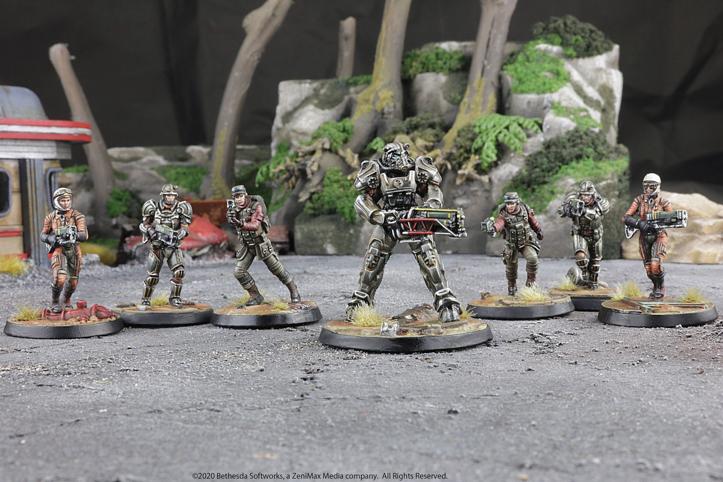 Modiphius Fallout Wasteland Warfare Brotherhood of Steel Core Box miniature