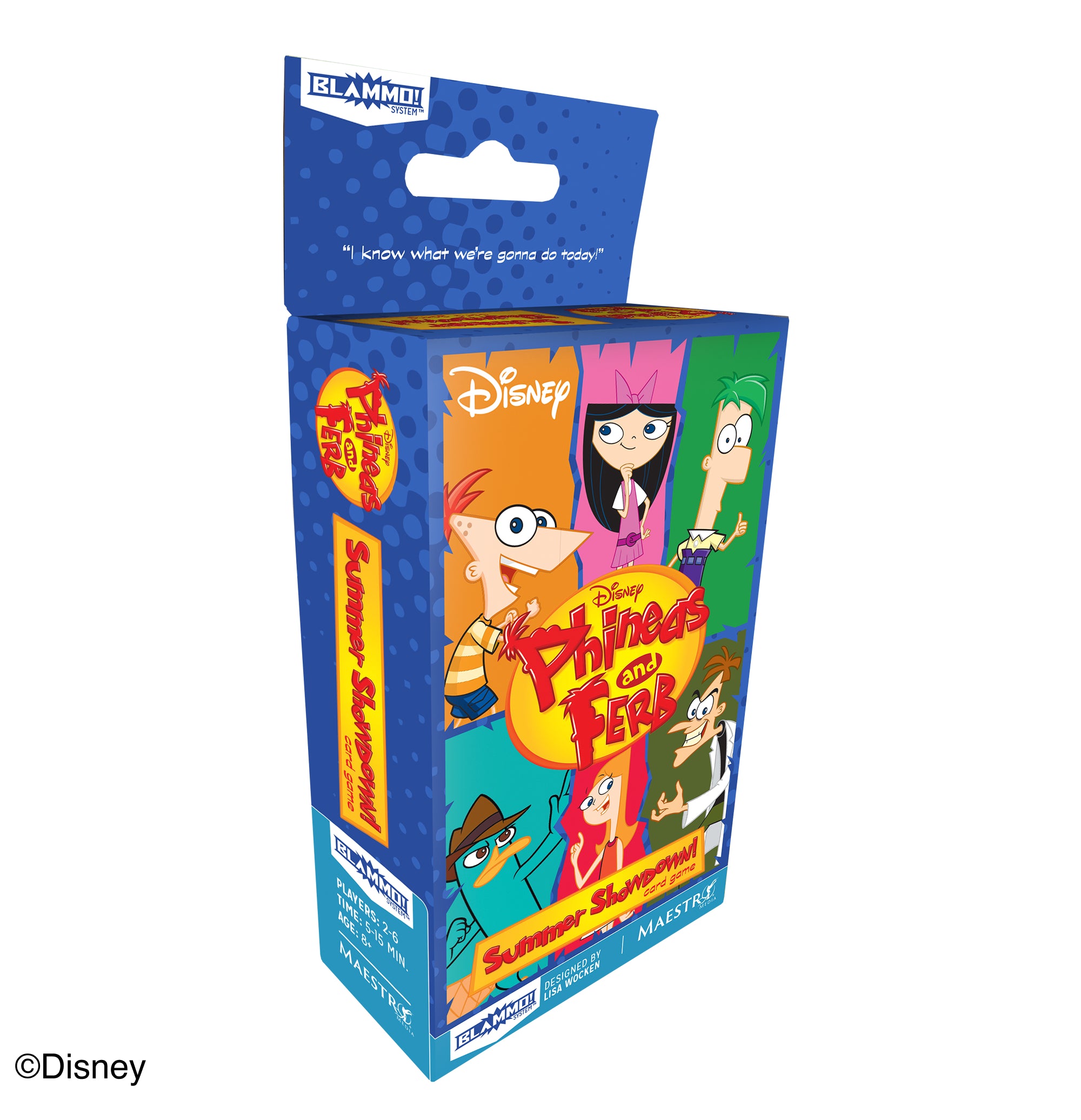 Maestro Media Phineas e Ferb Summer Showdown gioco carte