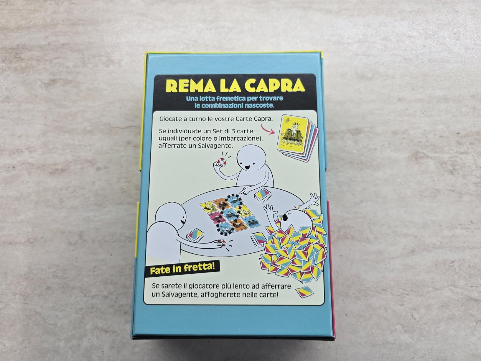 Asmodee Party Games Rema la Capra gioco carte 2-6 giocatori