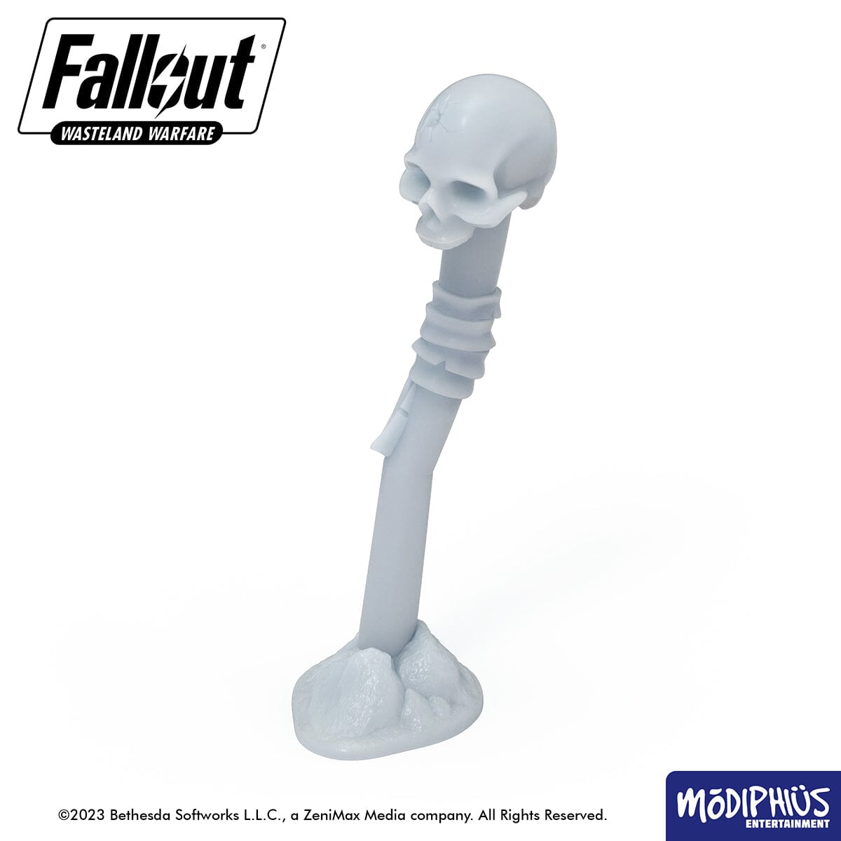 Modiphius Fallout Wasteland Warfare Skulls & Bones greebles STL