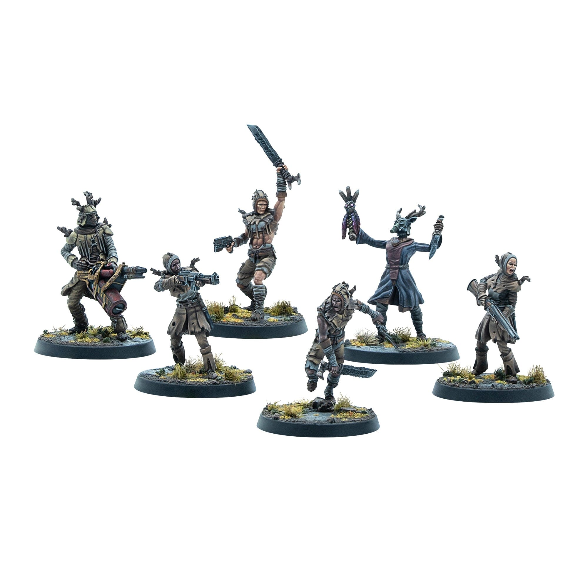 Modiphius Fallout Miniatures Cult of the Mothman Clergy 6 miniature