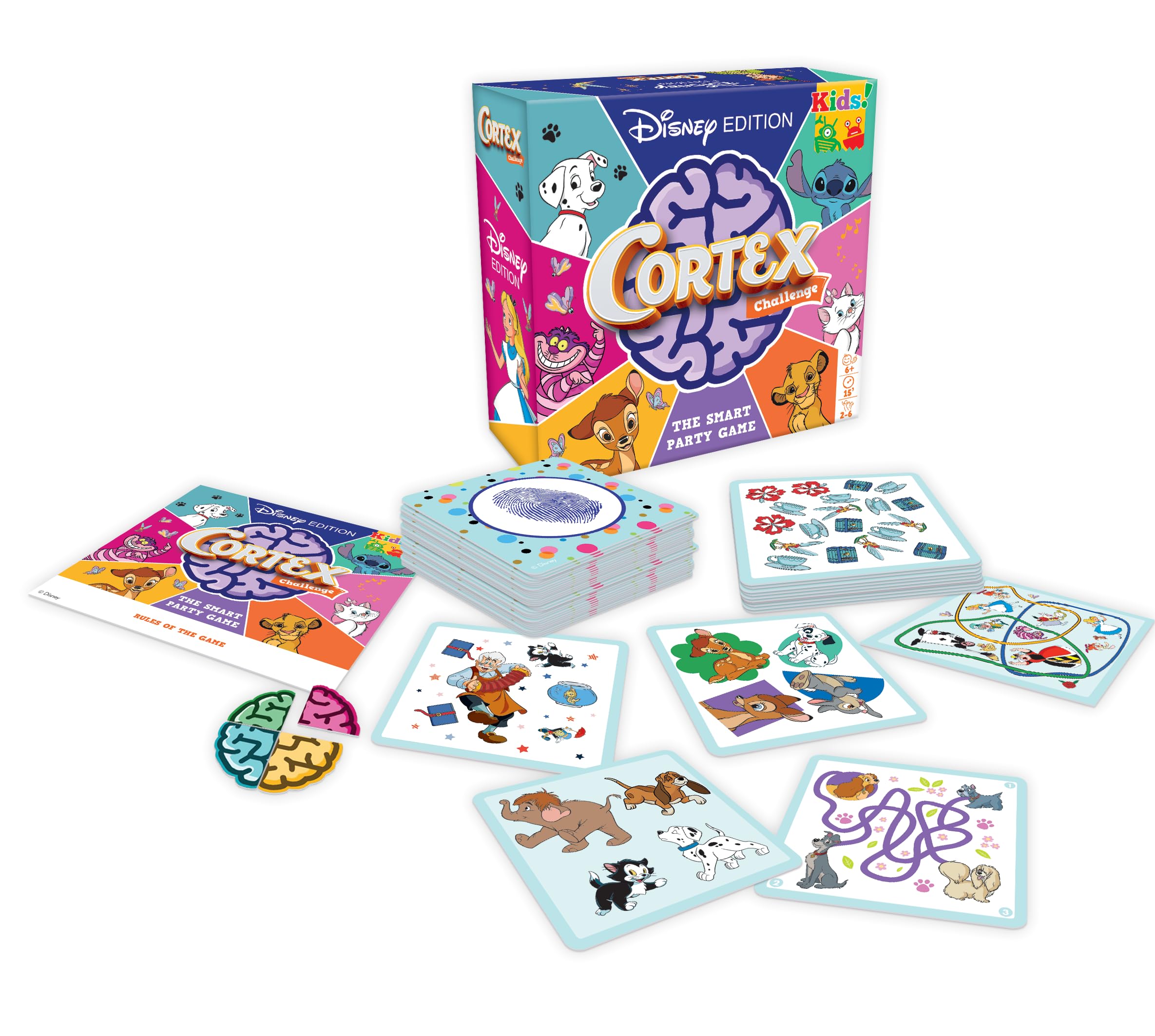 Asmodee Cortex Challenge Kids Disney Edition gioco carte 6+ anni