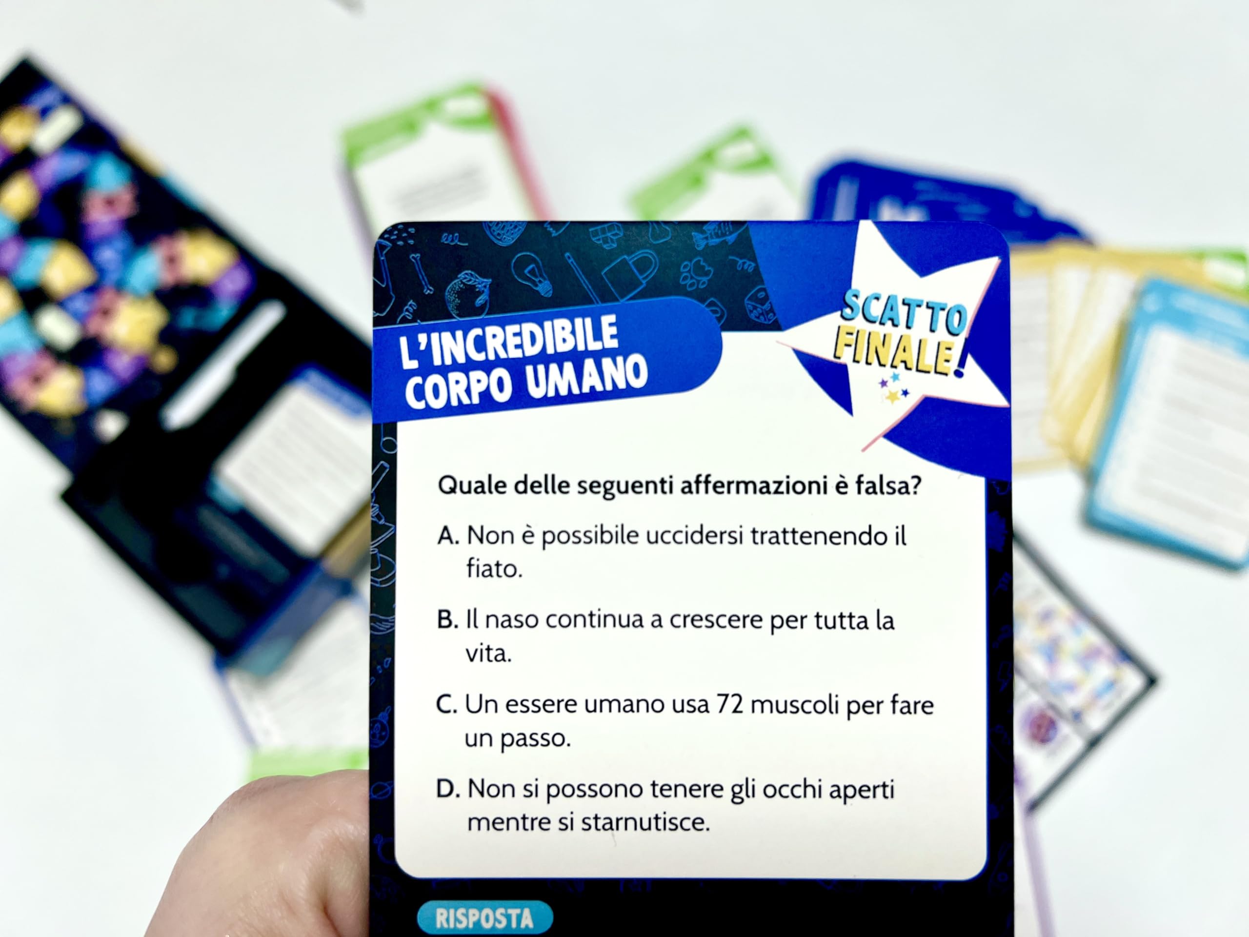 Asmodee Party Games QNS Quanto ne sai gioco quiz 2-6 italiano