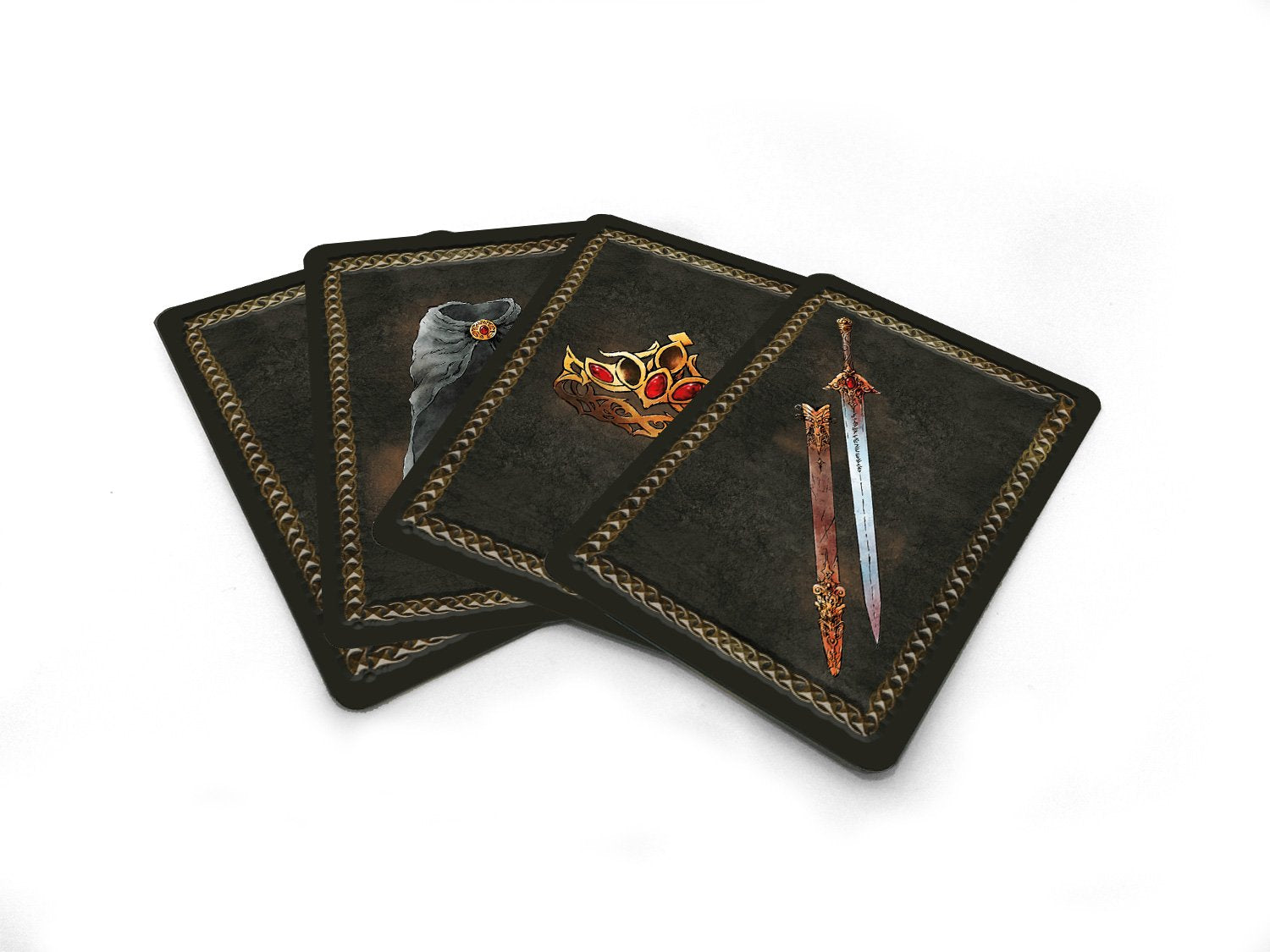 Modiphius Forbidden Lands Card Deck mazzo 55 carte artefatti