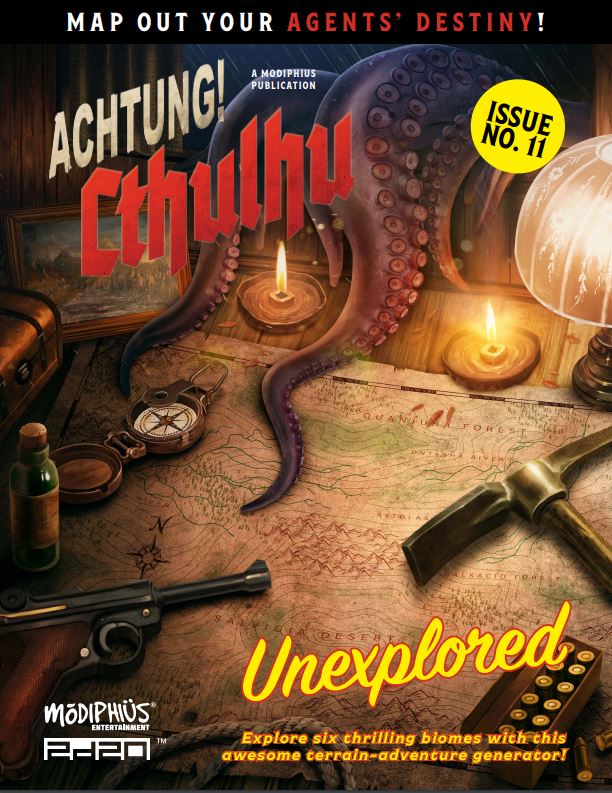 Achtung Cthulhu Unexplored PDF 144 pagine espansione 2d20