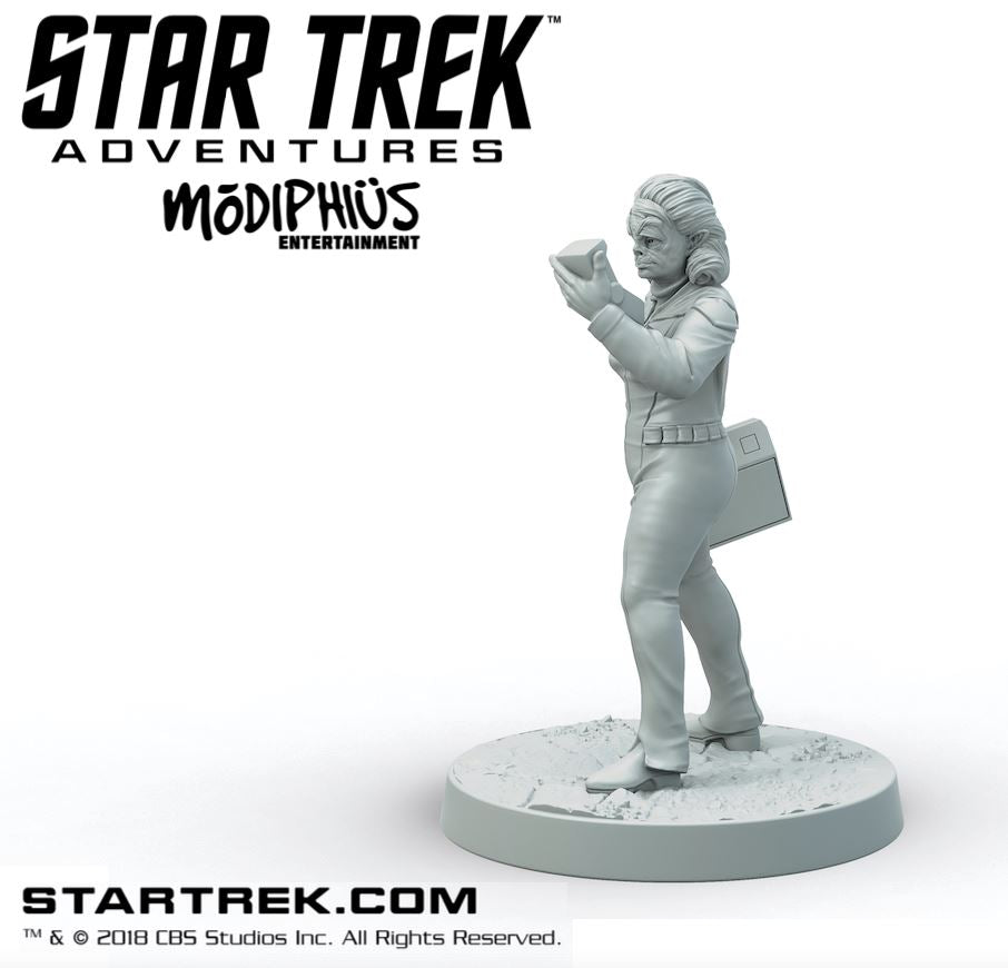 Modiphius Star Trek Adventures TNG Tellarite Femmina Miniatura STL 32mm