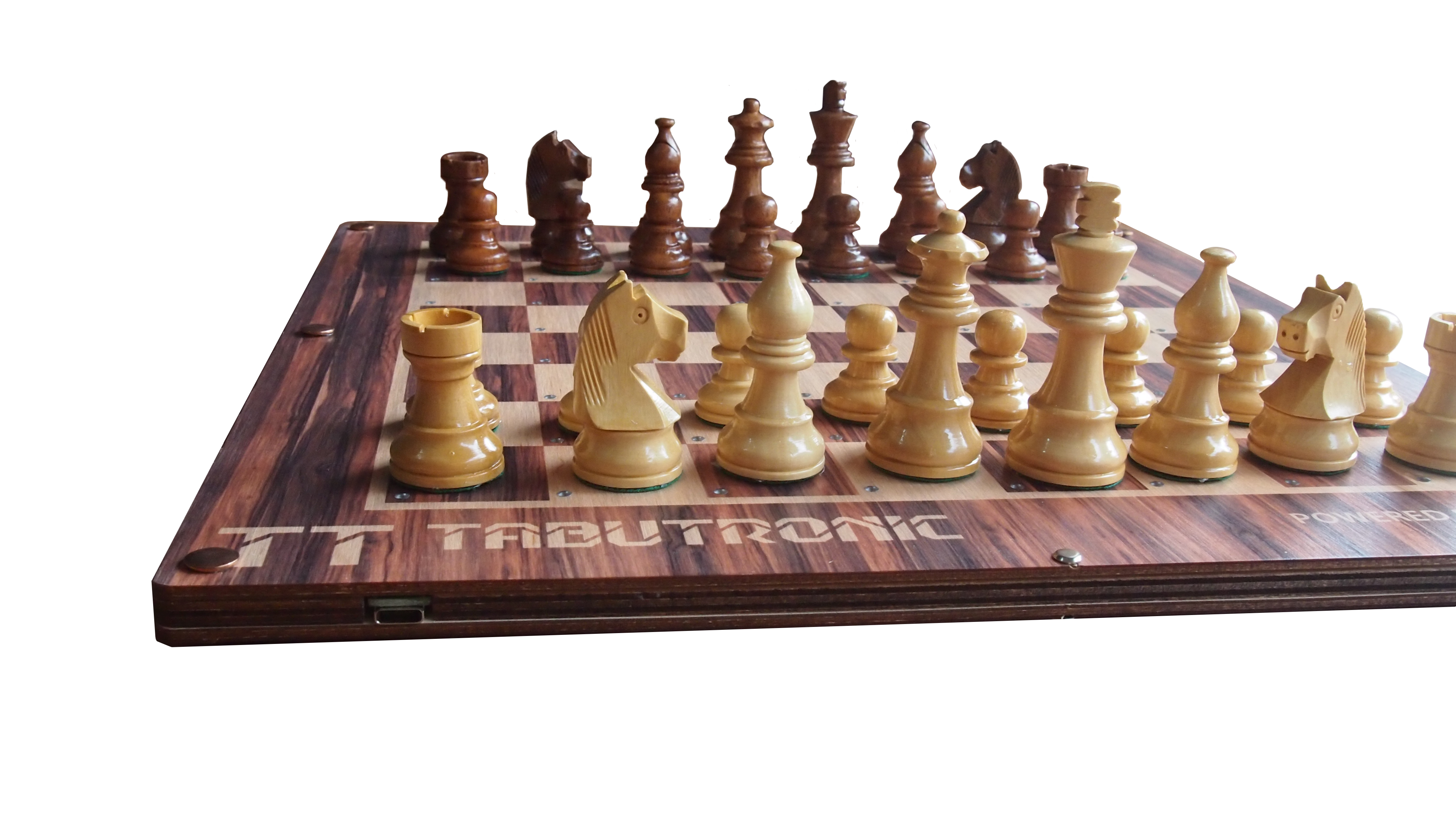 Tabutronic Cerno 35 Scacchiera Elettronica Legno Macassar 35mm