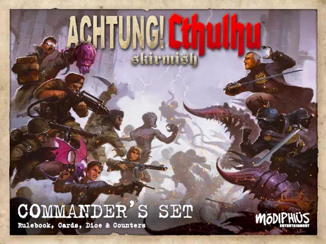Modiphius Achtung Cthulhu Skirmish Commander's Set wargame miniature