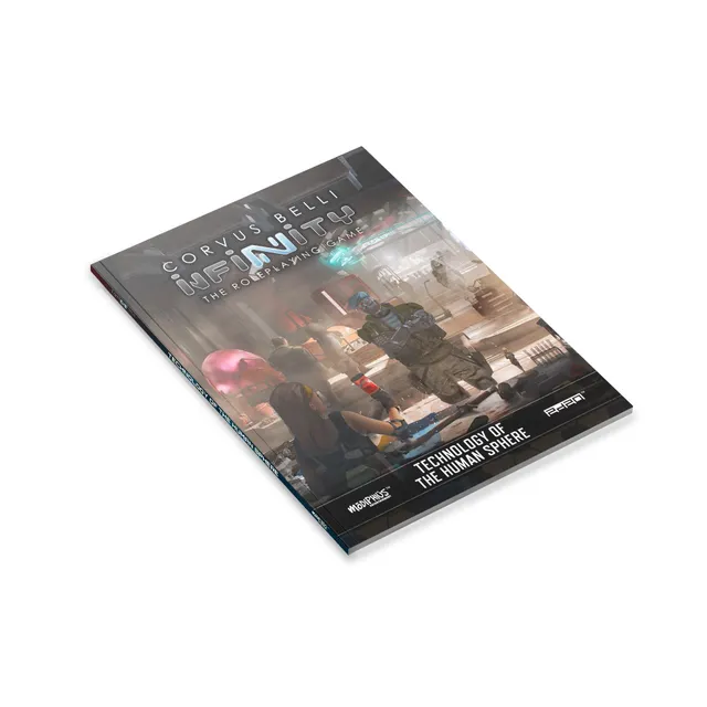 Modiphius Infinity Technology of the Human Sphere libro cartaceo