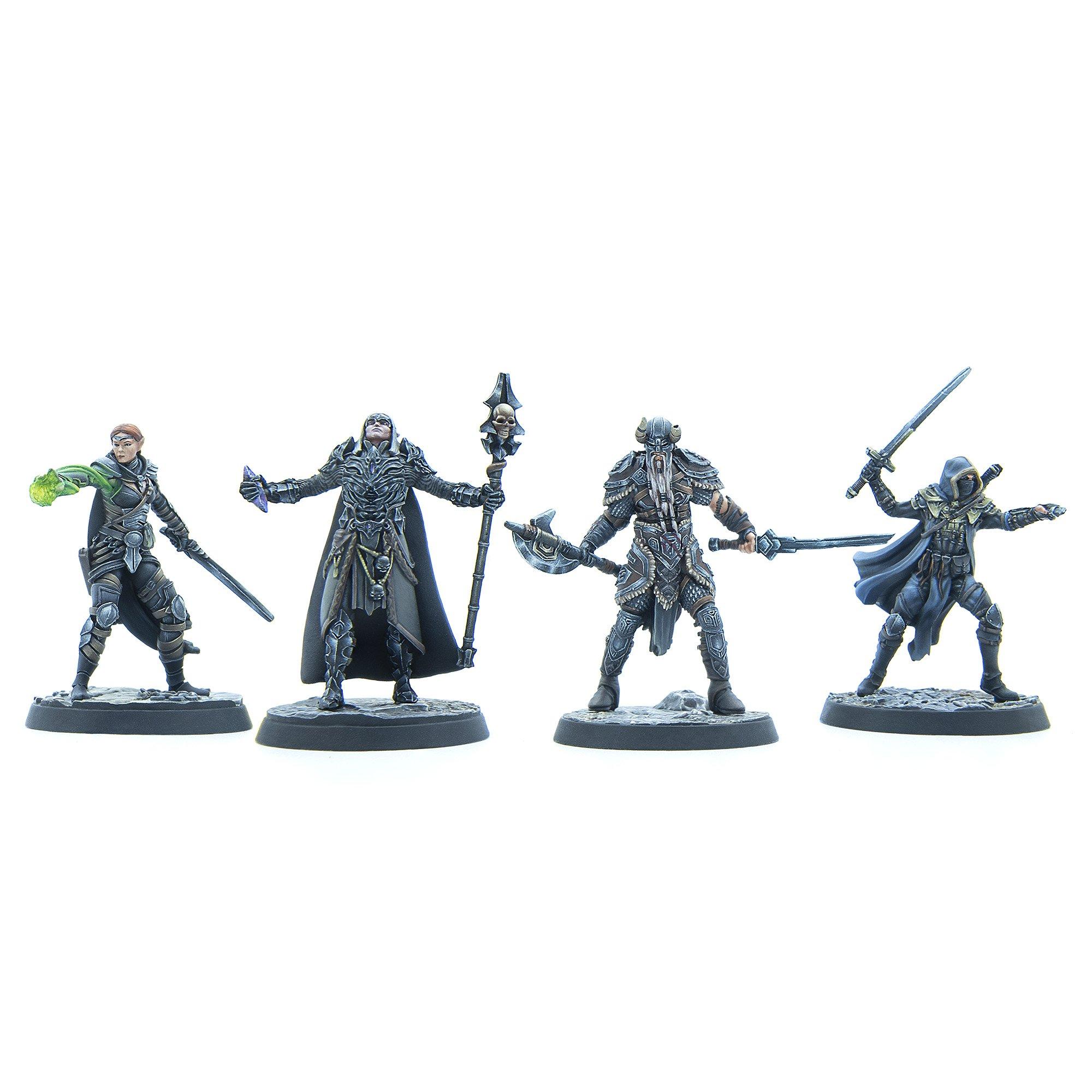 Elder Scrolls Call to Arms Online Character Pack 4 miniature resina