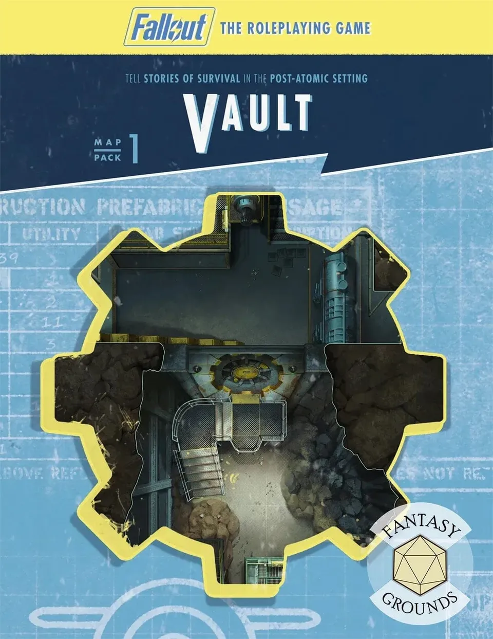 Fallout GDR Map Pack 1 Vault Fantasy Grounds VTT 8 mappe