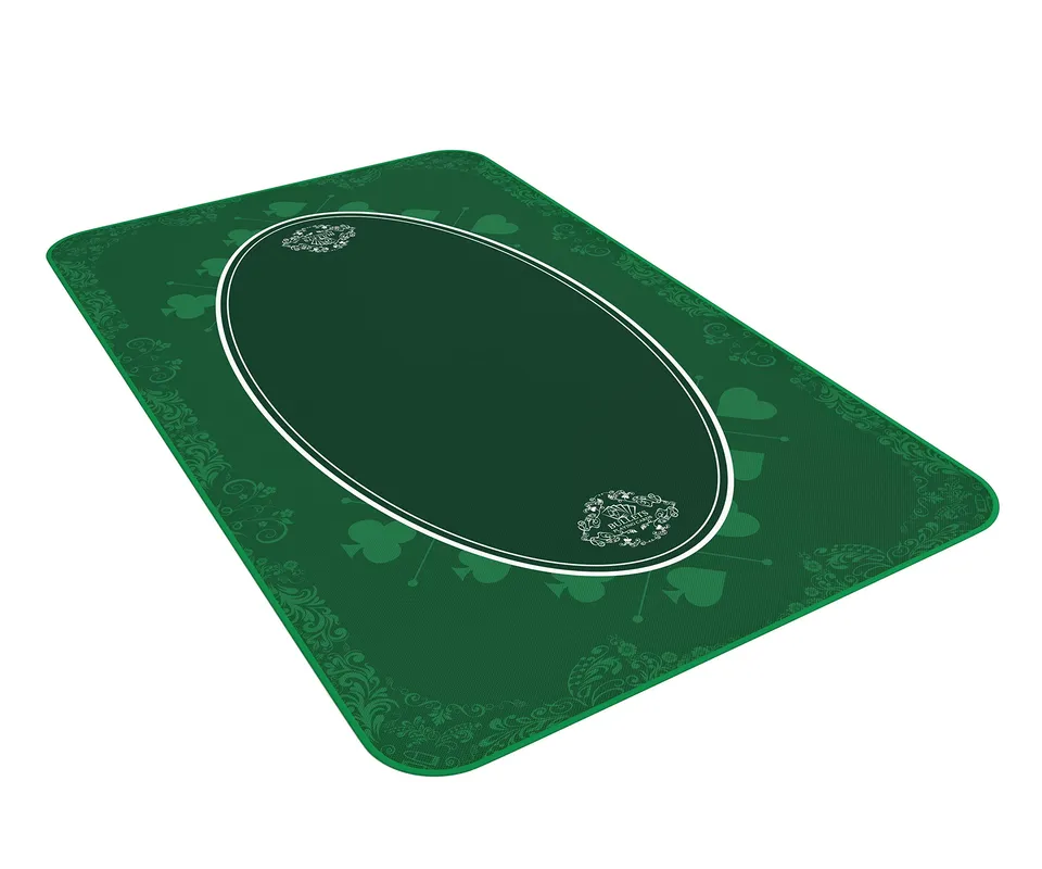 Cards&Co Tappeti Neutri Tappeto Gioco Carte 100x60 Verde Deluxe
