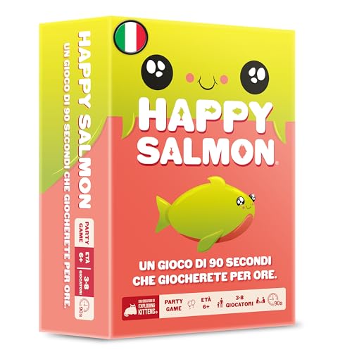 Asmodee Happy Salmon Gioco Base Gioco di Carte 3-8 giocatori