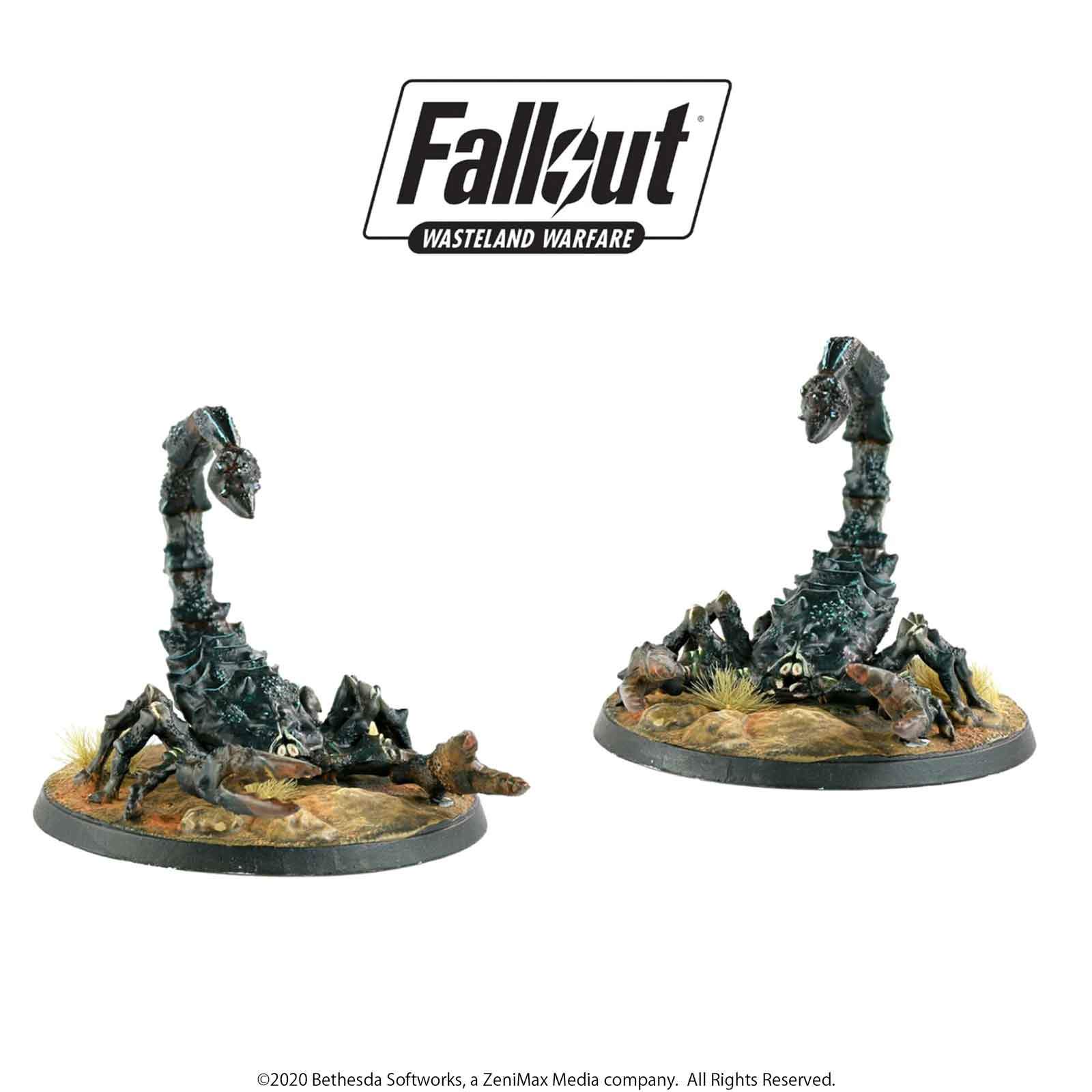 Modiphius Fallout: Wasteland Warfare Radscorpions creature 2 pezzi