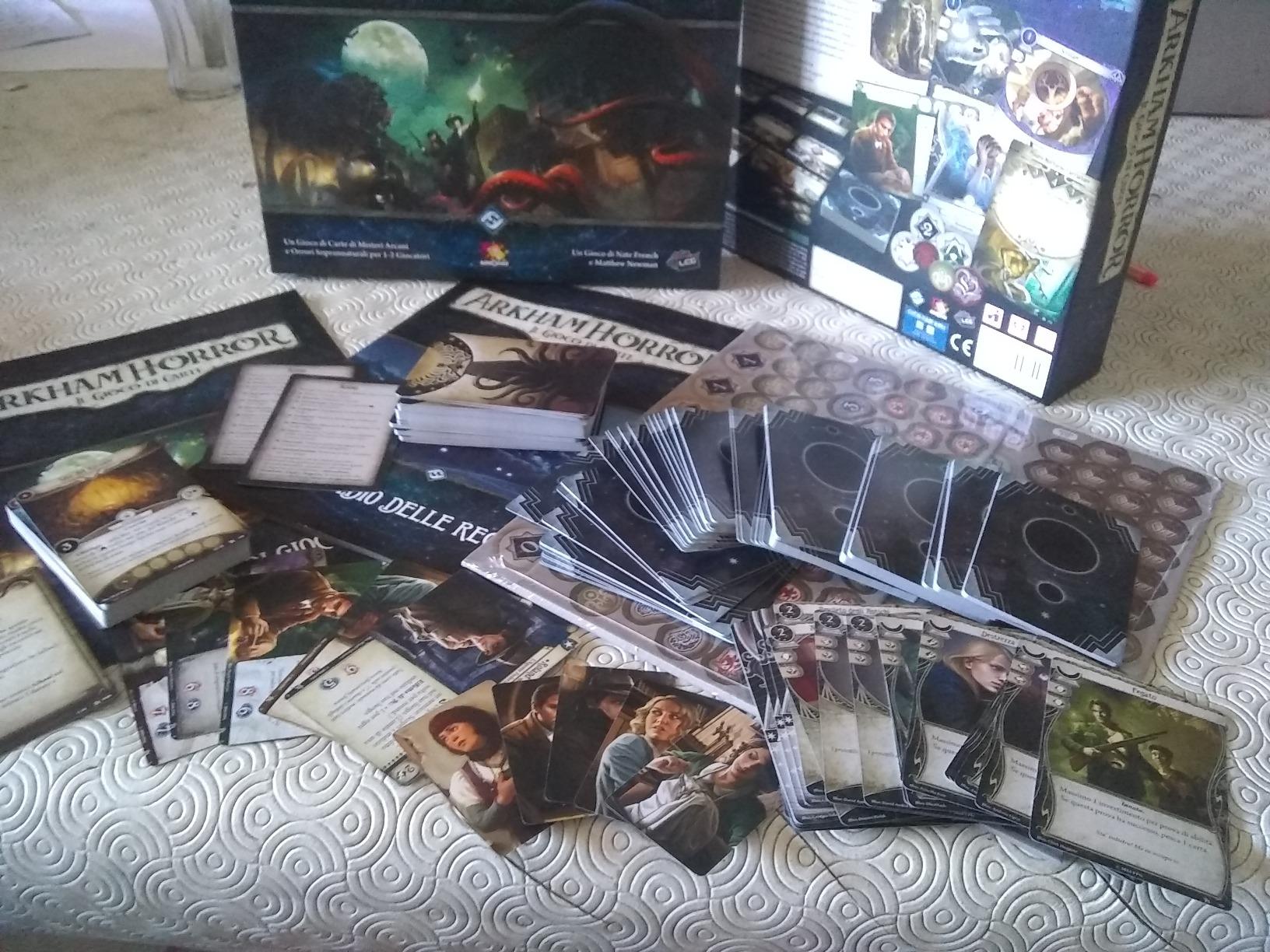 Arkham Horror Il Gioco di Carte base LCG cooperativo 1-2 giocatori