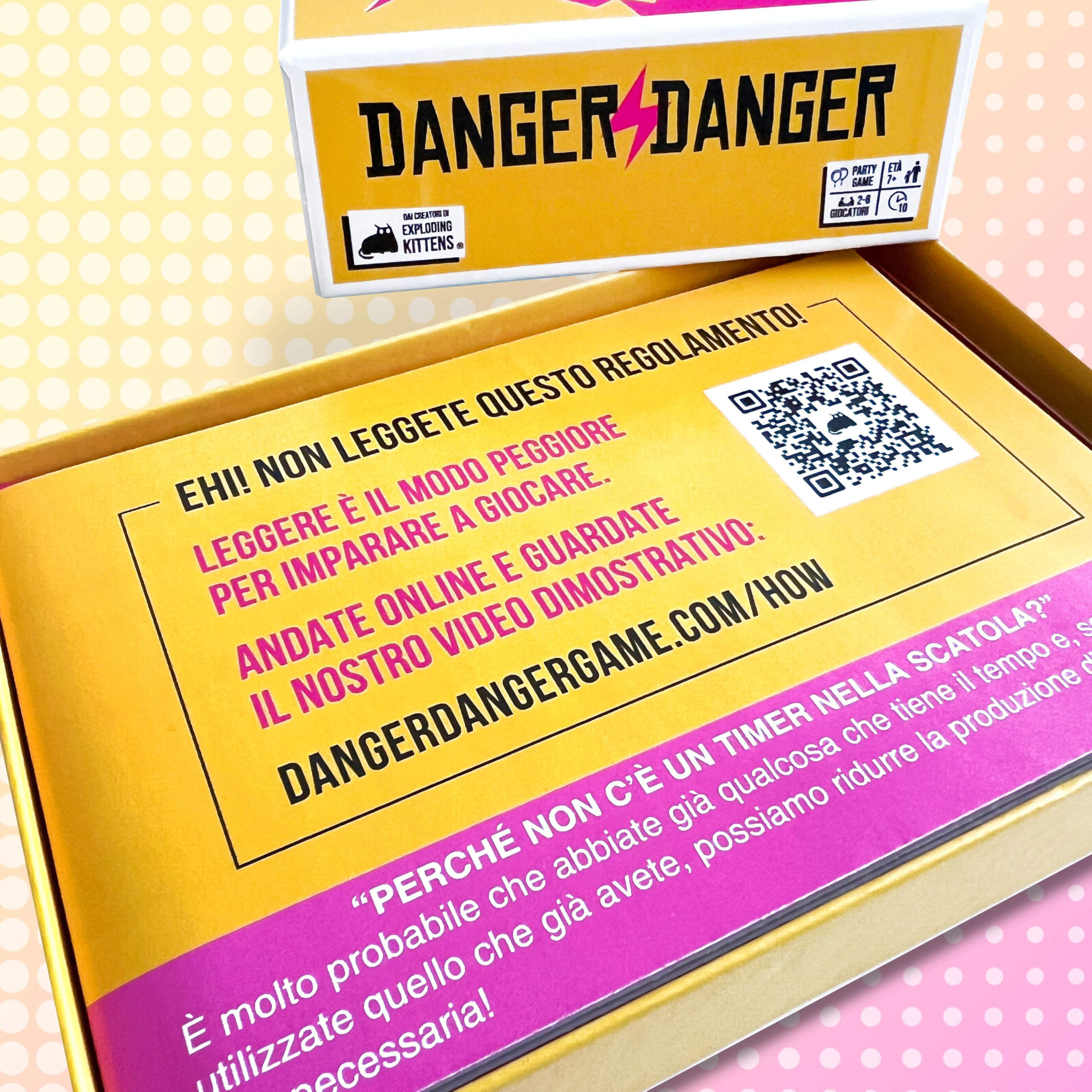 Asmodee Danger Danger gioco di carte party 2-8 giocatori