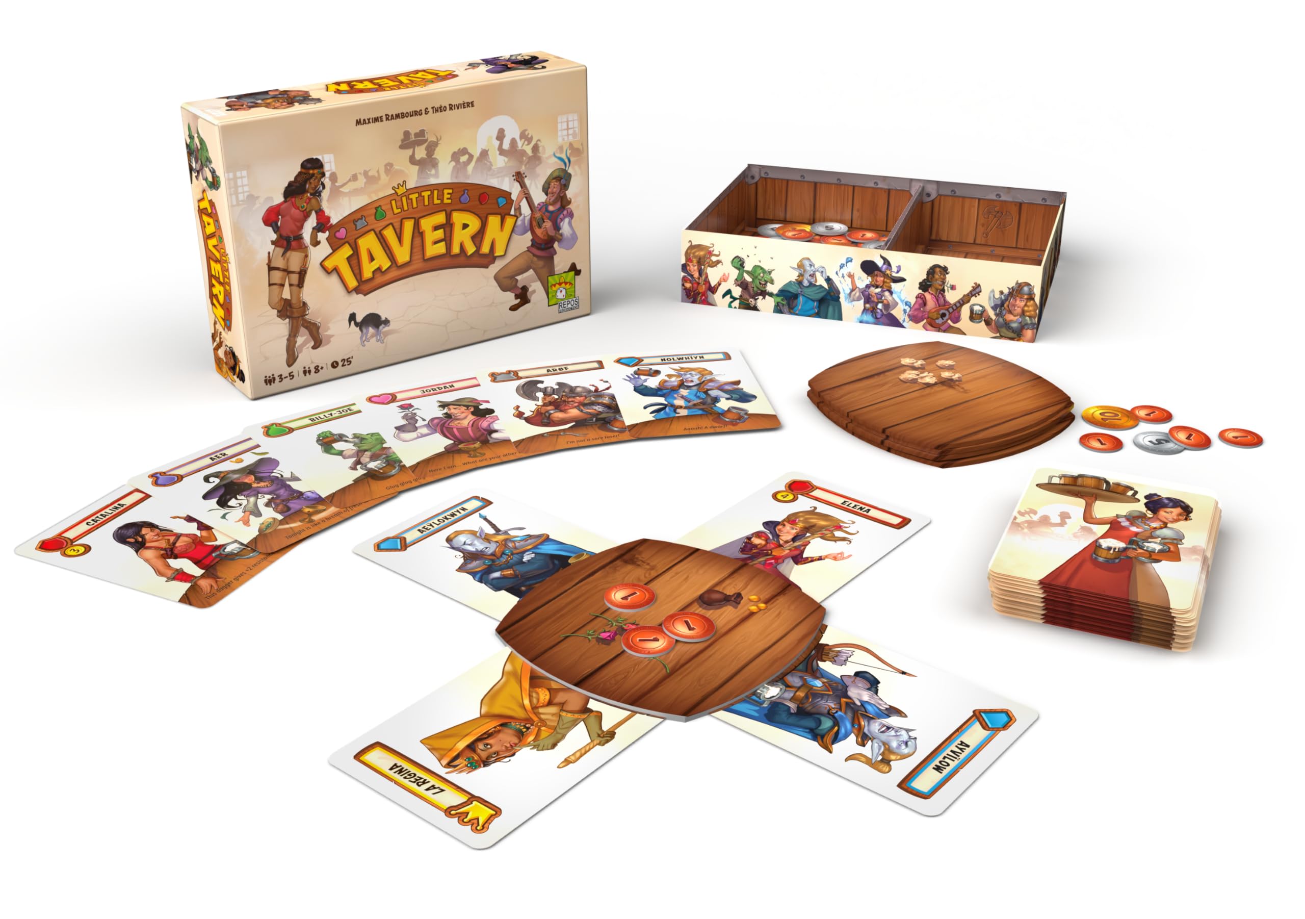 Asmodee Little Tavern gioco da tavolo italiano 3-5 giocatori