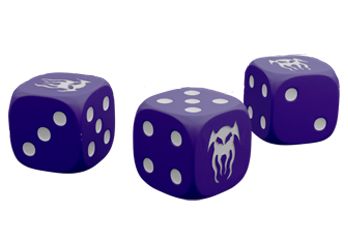 Modiphius Cohors Cthulhu Tactics Dice Pack set dadi D6