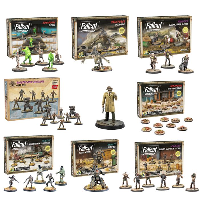 Modiphius Fallout Wasteland Warfare bundle miniature Rogue Raiders