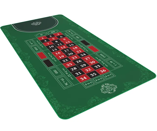 Cards Roulette Tappetino Roulette 180x90 cm con Borsa