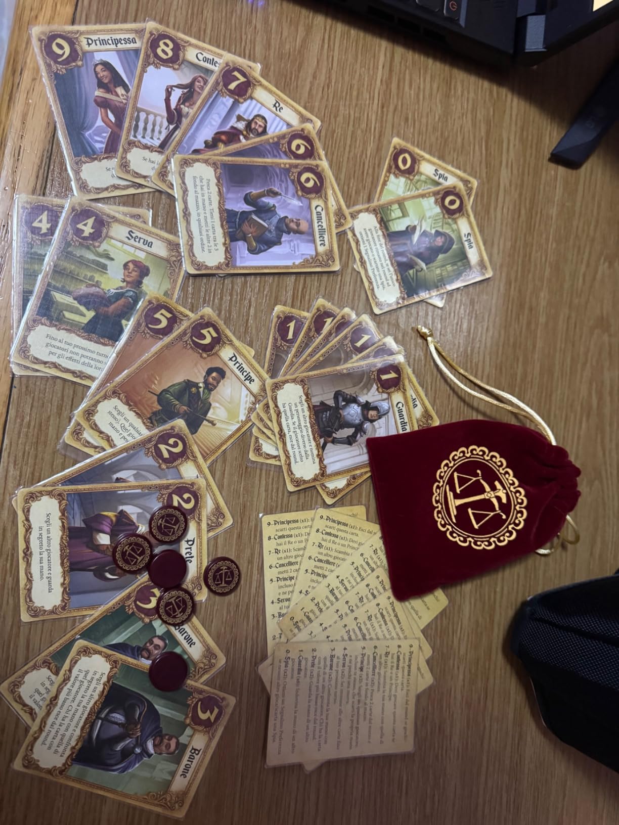 Asmodee Love Letter Gioco di Carte Bluff 2-6 giocatori italiano
