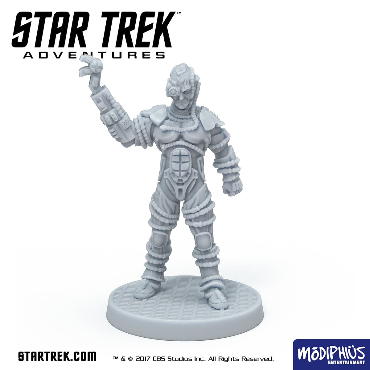 Modiphius Star Trek Adventures Borg Male 3 miniatura STL 32mm