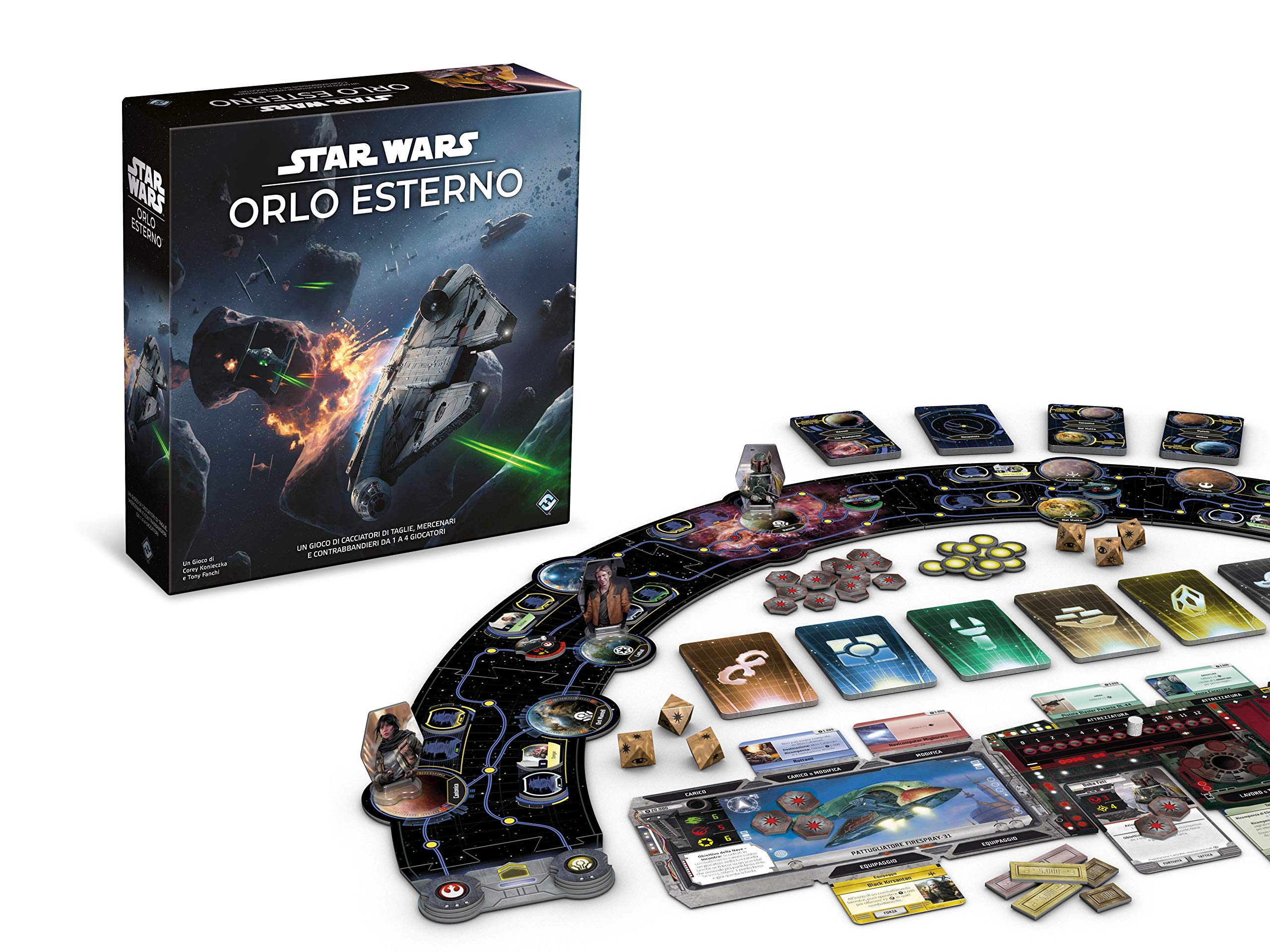 Asmodee Star Wars Orlo Esterno gioco da tavolo base 1-4 giocatori