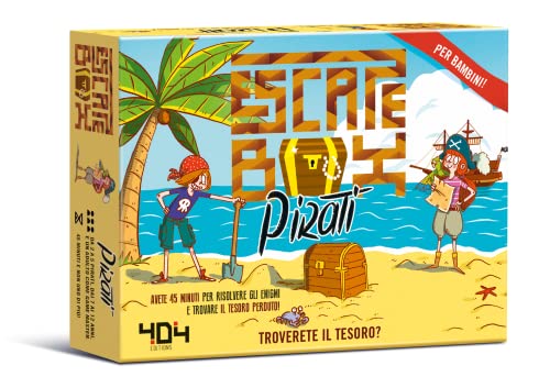 Asmodee Escape Box Pirati gioco scatola 2-5 giocatori 45 min