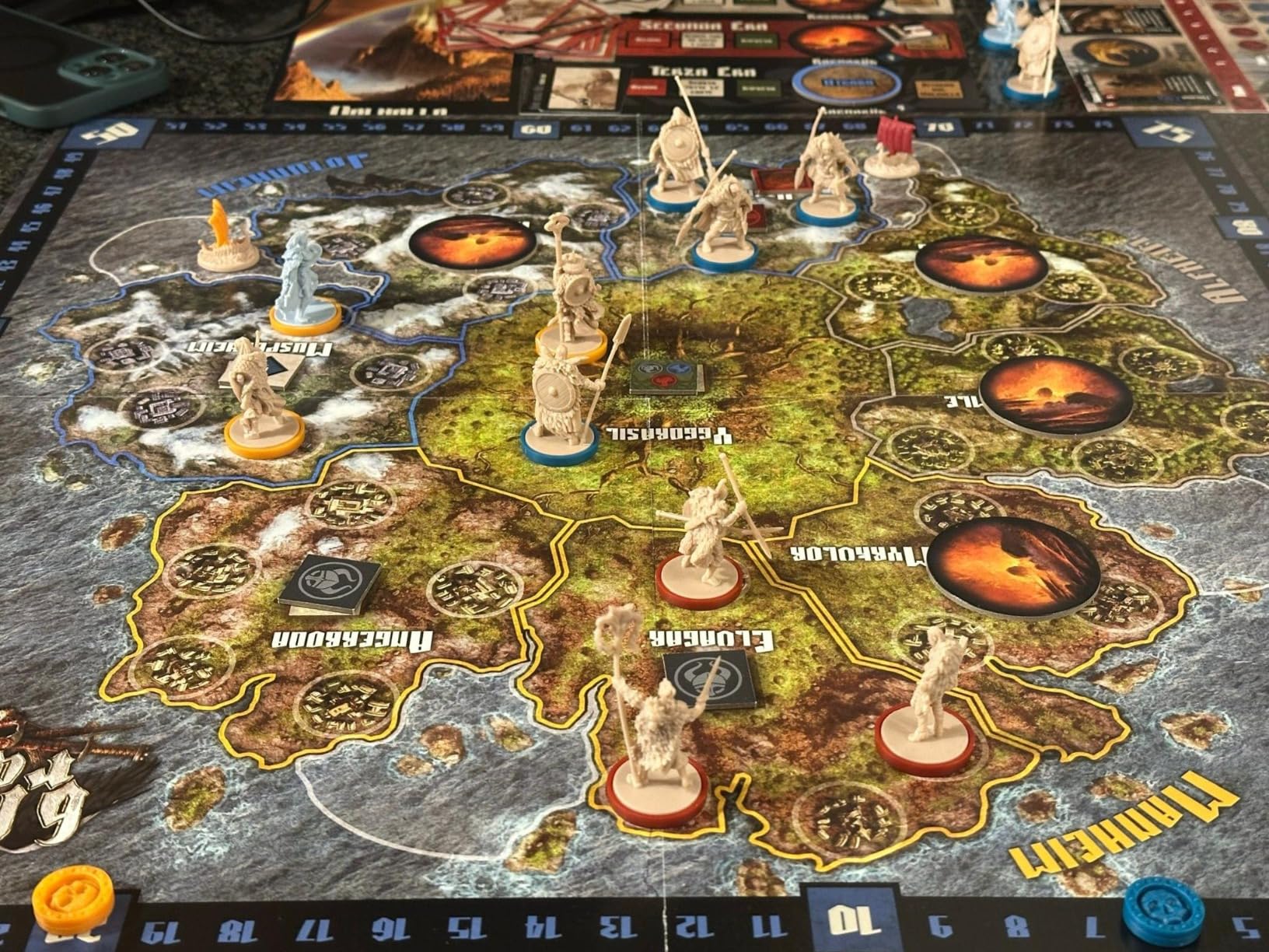 Asmodee Blood Rage Gioco da Tavolo 2-4 Giocatori Vichinghi