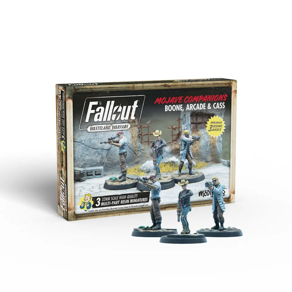 Modiphius Fallout Wasteland Warfare Boone Arcade Cass miniature 3pz