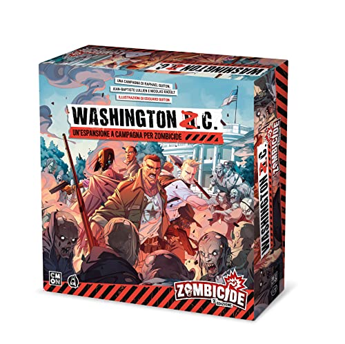 Asmodee Zombicide Washington Z.C. espansione gioco tavolo italiano