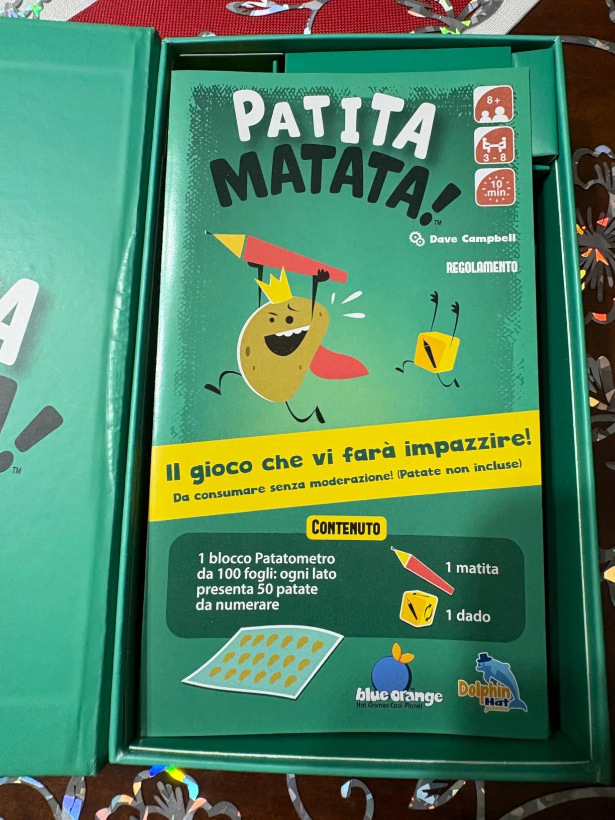 Asmodee Patita Matata party game edizione italiana 3-8 giocatori