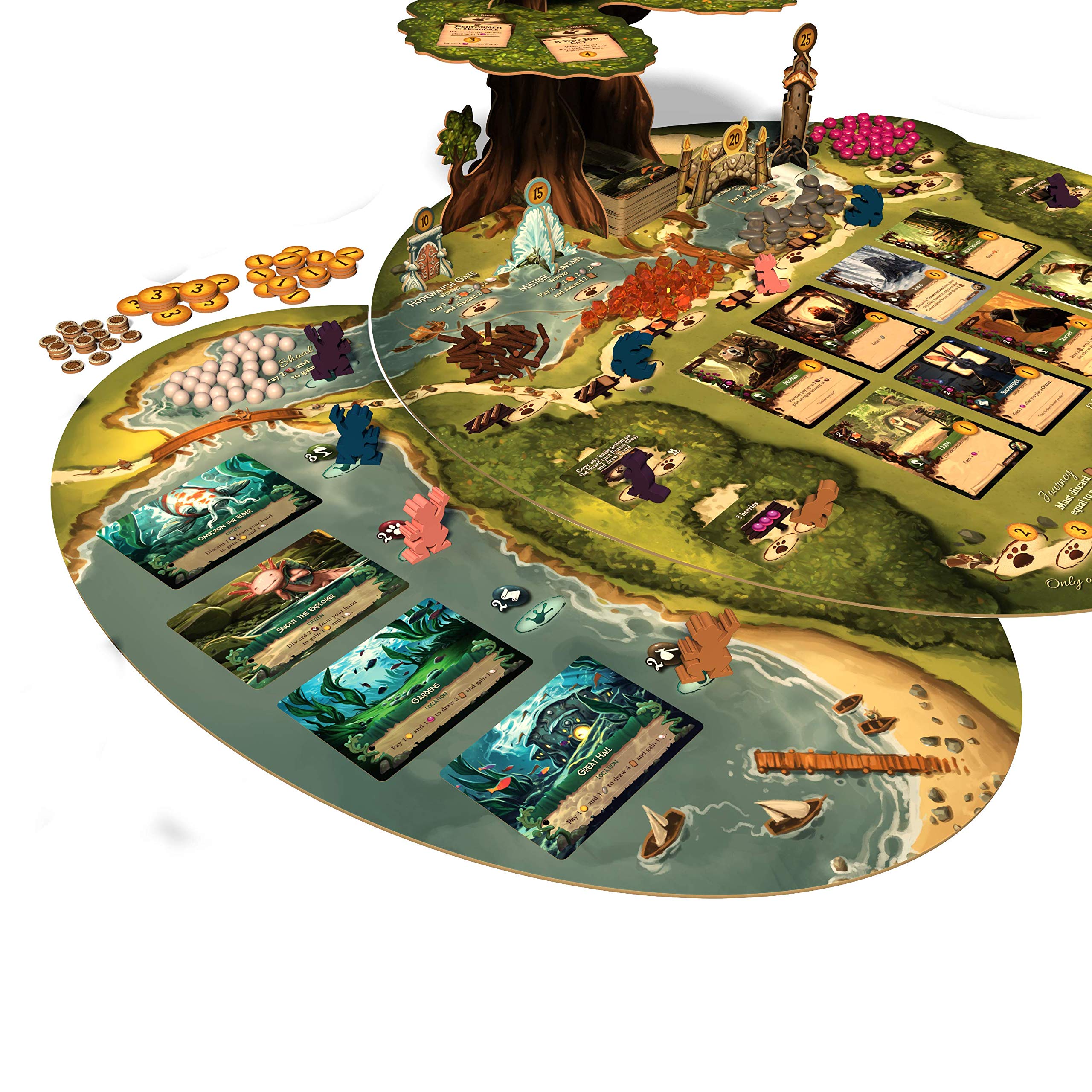 Everdell Pearlbrook Collector's espansione tavolo 1-4 perle