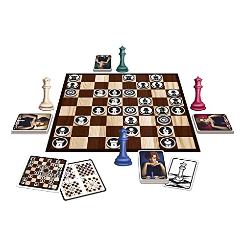 Asmodee Queen's Gambit Regina Scacchi gioco tavolo 2-4 giocatori