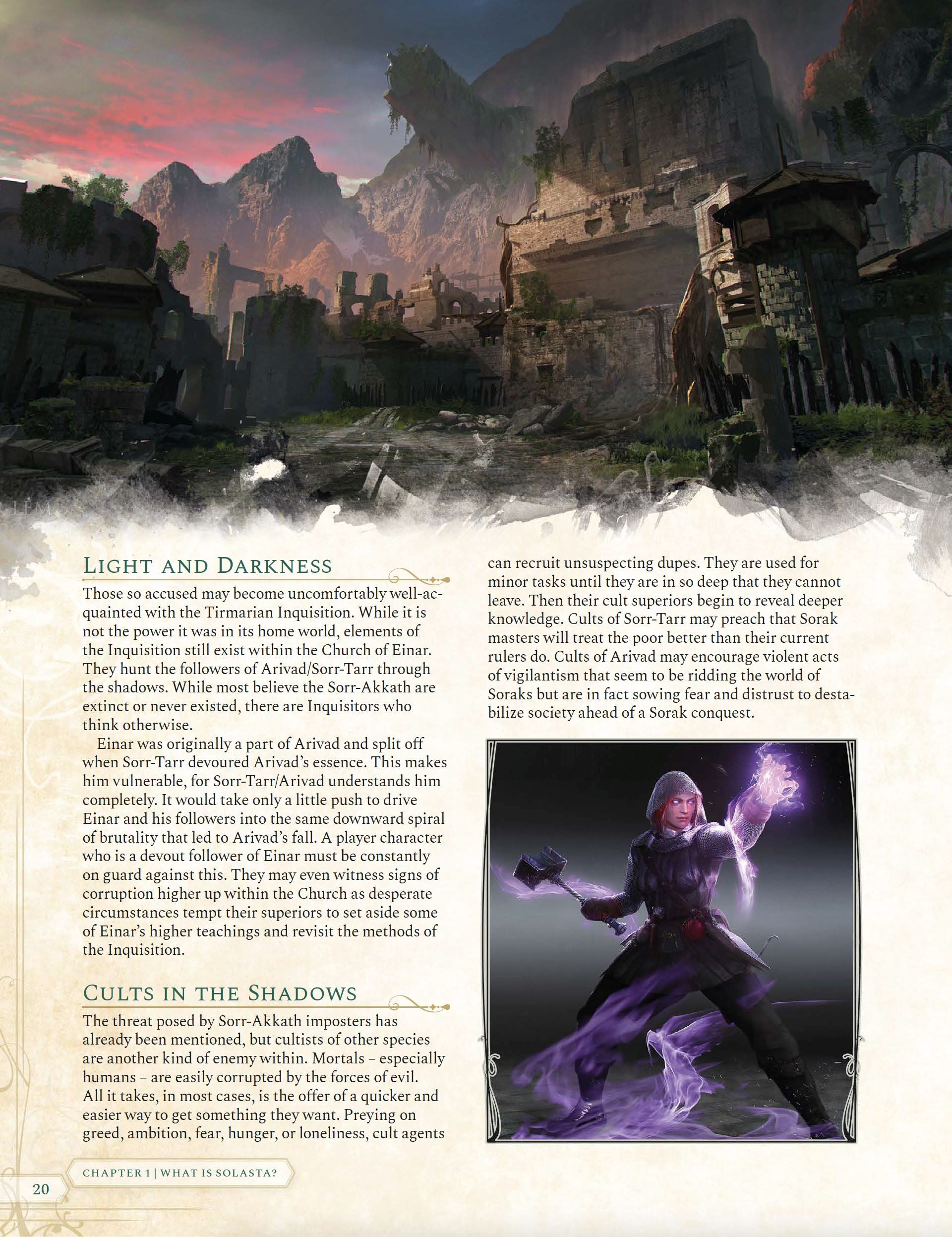 Modiphius Solasta Campaign Rulebook Revised Edition manuale 5E
