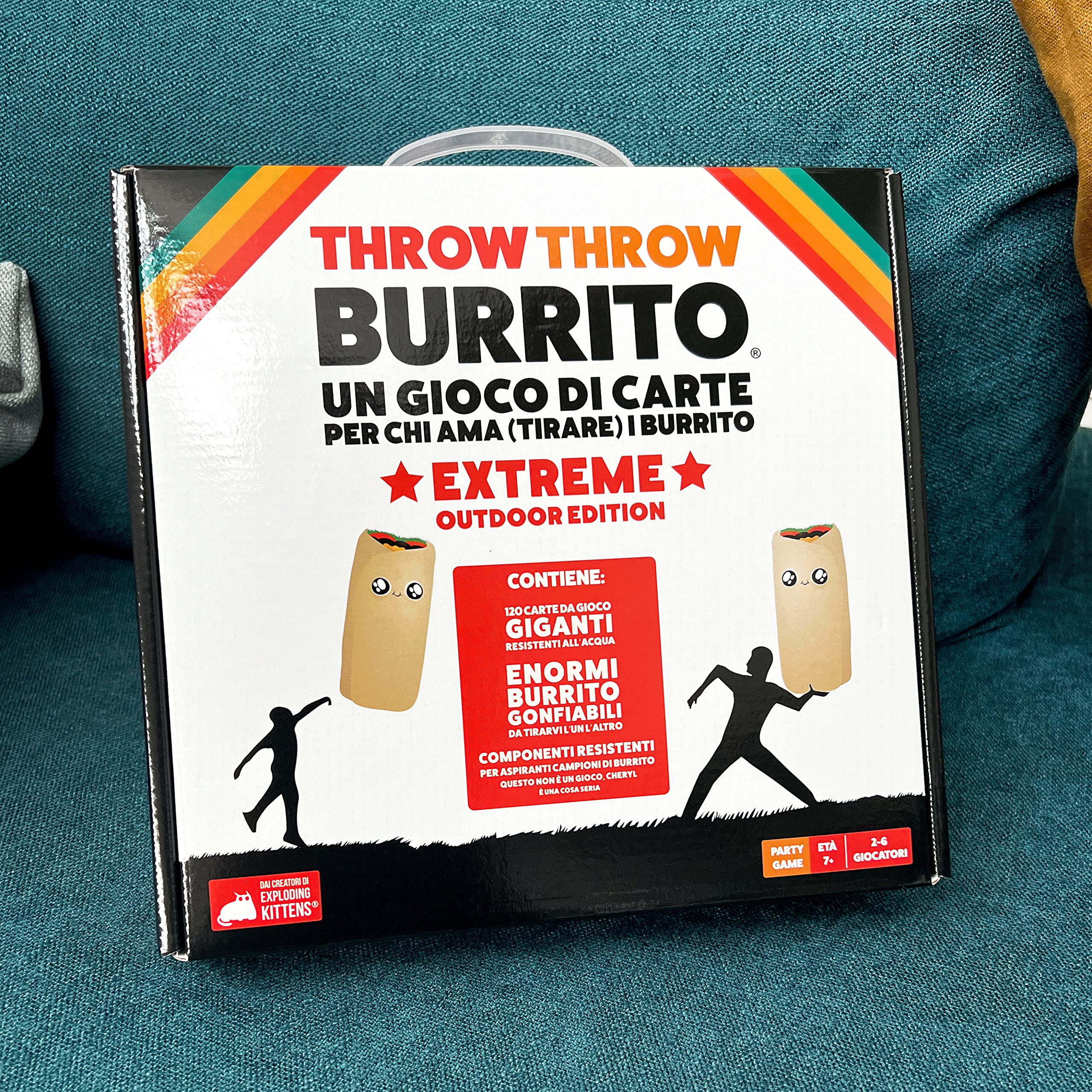 Asmodee Throw Throw Burrito Extreme Outdoor gioco carte 2-6