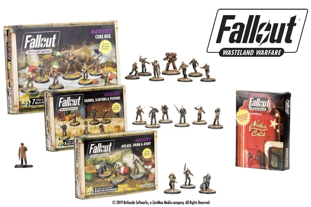 Modiphius Fallout Wasteland Warfare Raider Bundle miniature predoni