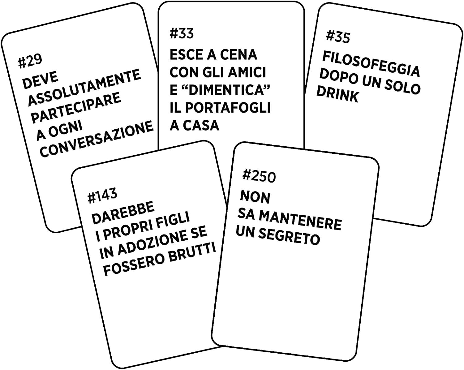 Drunk Stoned or Stupid Party Game Carte Amici 18+ Anni