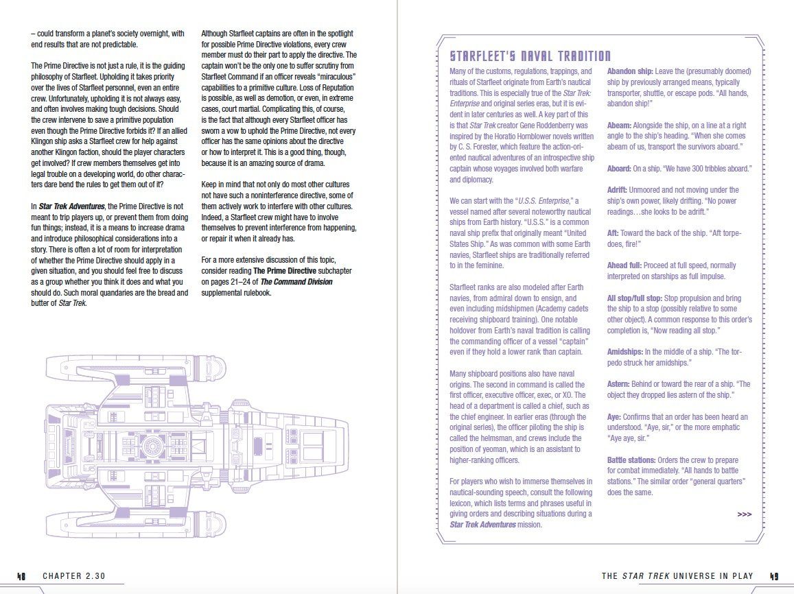 Modiphius Star Trek Adventures Player's Guide manuale 264 p.