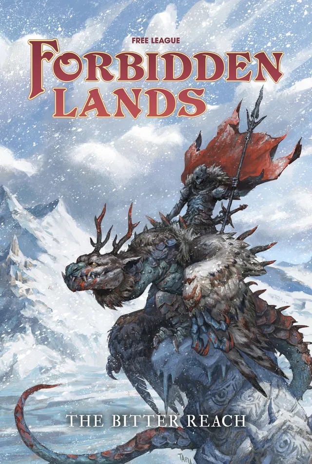 Modiphius Forbidden Lands The Bitter Reach espansione campagna 314 pagine